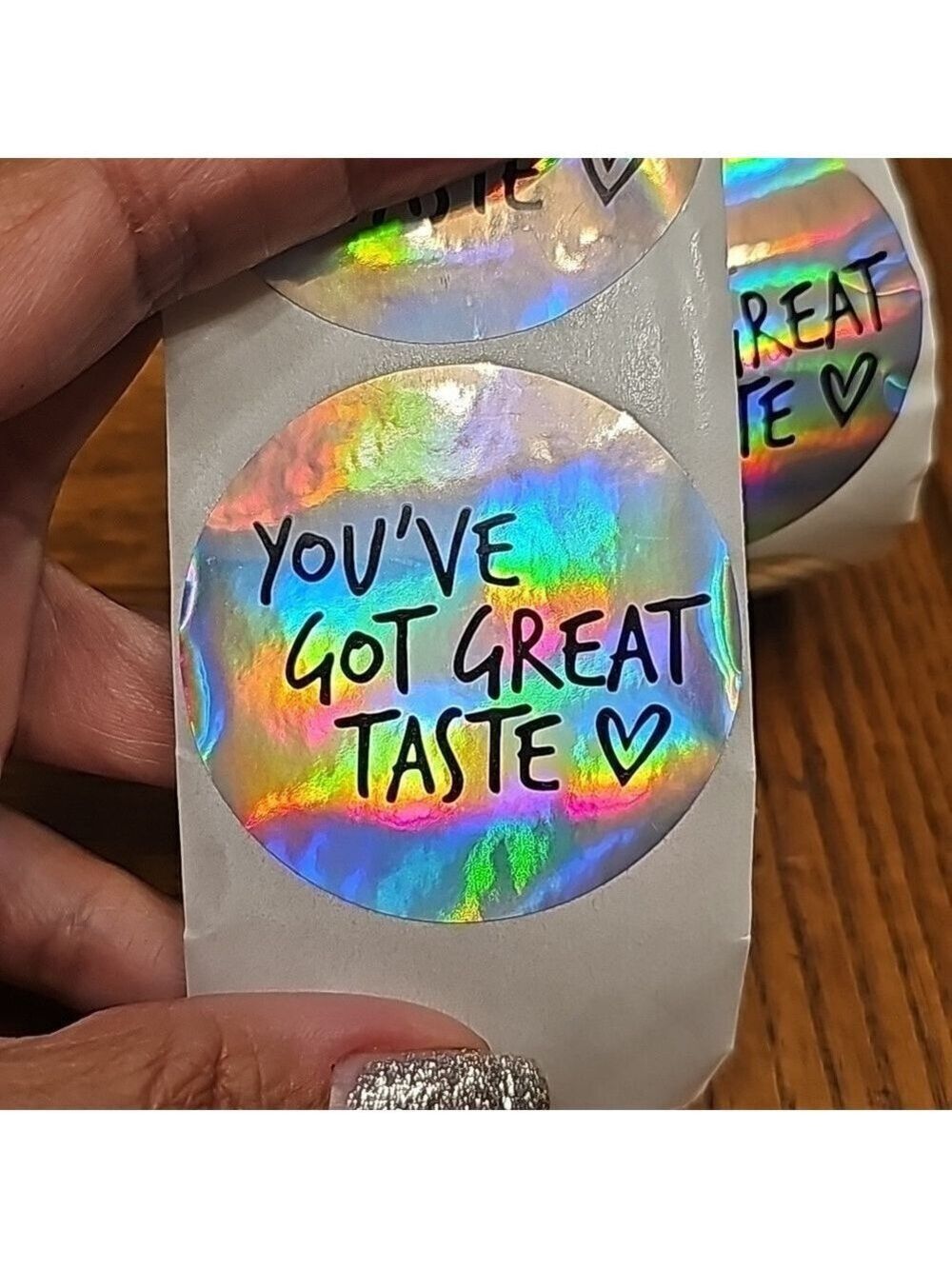 25 "You've got great taste" stickers